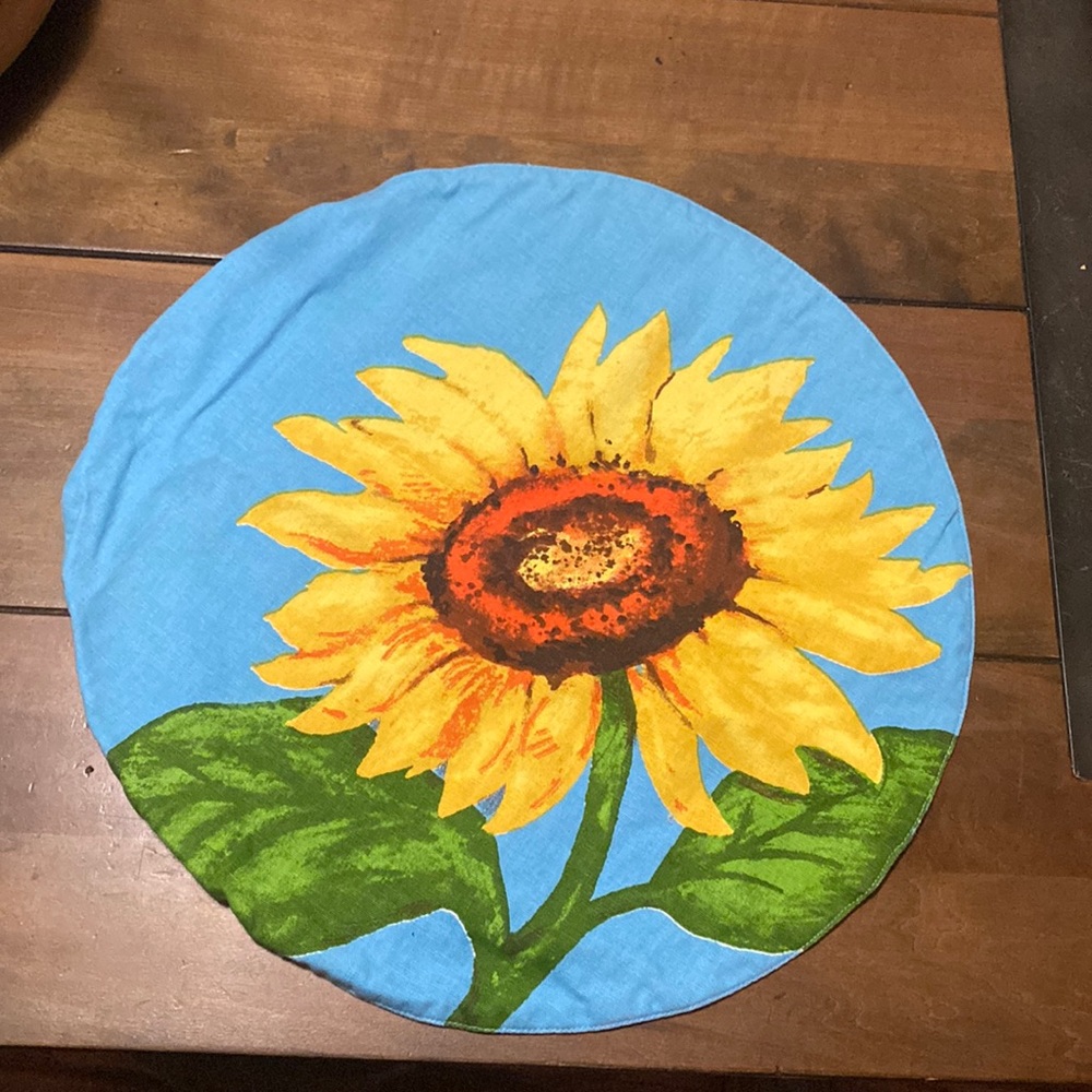 6 Sunflower placemats